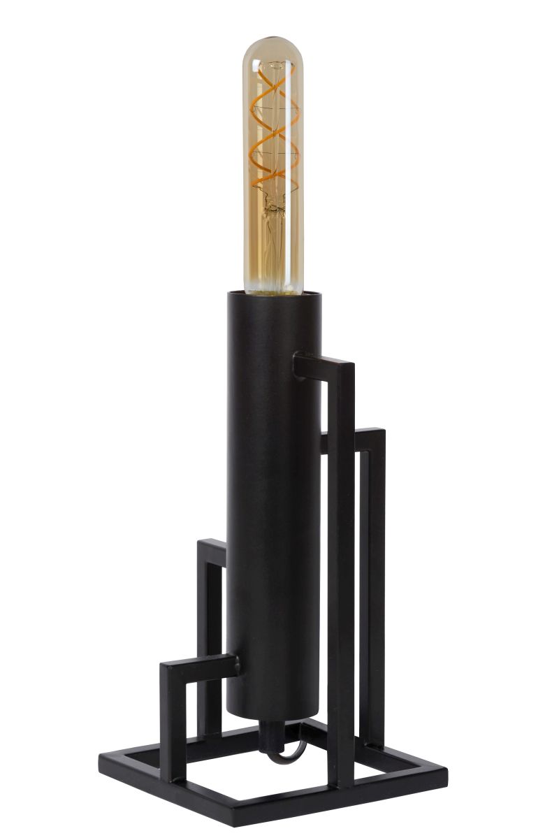 Lucide ZILDA - Stolná lampa - 1xE27 - Čierna